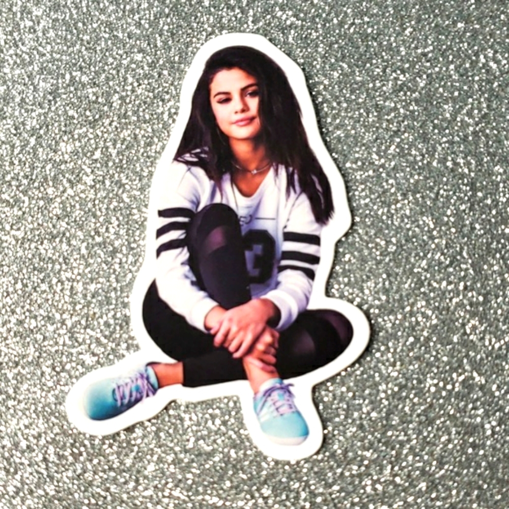 10/$10 MUSIC Waterproof Sticker Selena Gomez